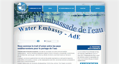 Desktop Screenshot of ambassade-eau.com